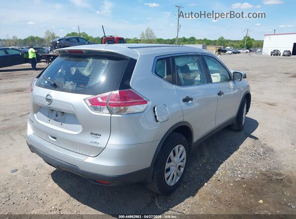 KNMAT2MV3GP632957 2016 NISSAN ROGUE Silver Rear right