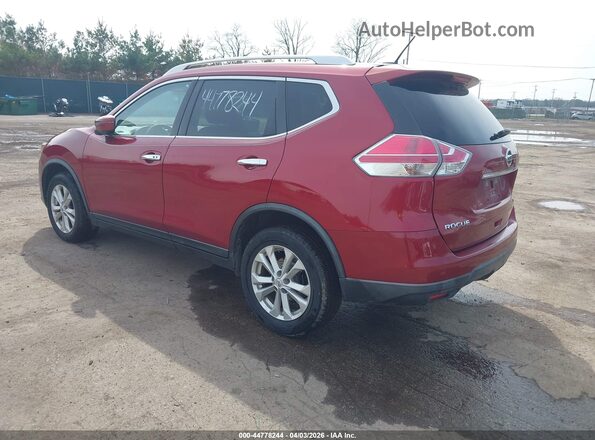 KNMAT2MV3GP636491 2016 NISSAN ROGUE Red Rear left