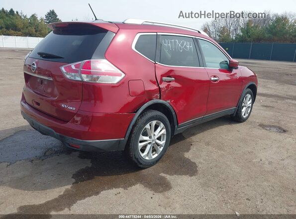 KNMAT2MV3GP636491 2016 NISSAN ROGUE Red Rear right