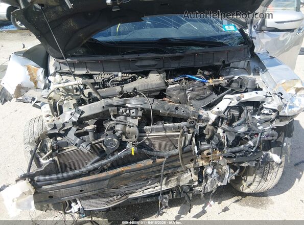 KNMAT2MV3HP525697 2017 NISSAN ROGUE Silver Вид ззаду