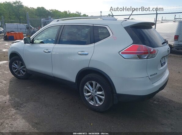 KNMAT2MV4GP617268 2016 NISSAN ROGUE White Հետևի ձախ