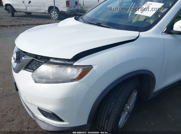 KNMAT2MV4GP617268 2016 NISSAN ROGUE White Դիմացի տեսք