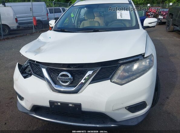 KNMAT2MV4GP617268 2016 NISSAN ROGUE White Սալոնի հետևի տեսք