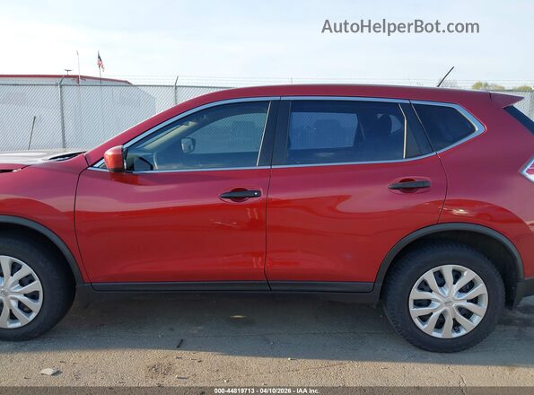 KNMAT2MV4GP629419 2016 NISSAN ROGUE Red 