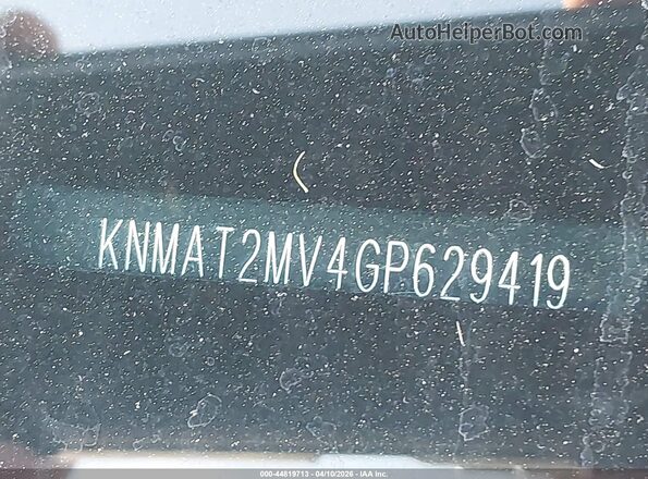 KNMAT2MV4GP629419 2016 NISSAN ROGUE Red 