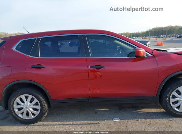 KNMAT2MV4GP629419 2016 NISSAN ROGUE Red 