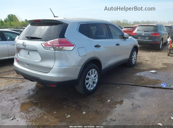 KNMAT2MV5GP687930 2016 NISSAN ROGUE Silver 