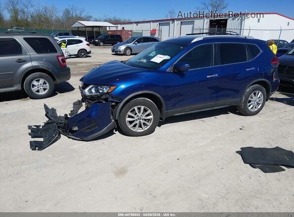 KNMAT2MV5HP594357 2017 NISSAN ROGUE Blue Przód lewy