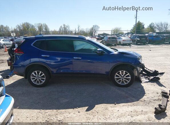 KNMAT2MV5HP594357 2017 NISSAN ROGUE Blue Widok wnętrza 360 stopni