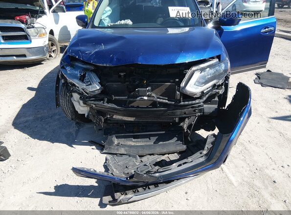 KNMAT2MV5HP594357 2017 NISSAN ROGUE Blue Widok z przodu