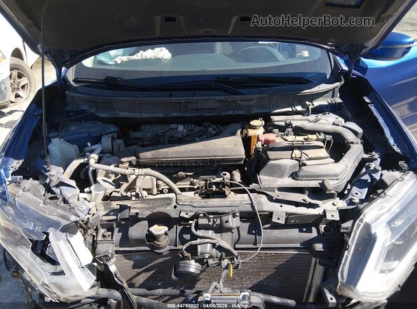 KNMAT2MV5HP594357 2017 NISSAN ROGUE Blue Widok z tyłu