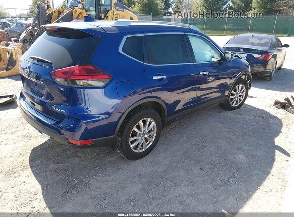 KNMAT2MV5HP594357 2017 NISSAN ROGUE Blue Tył prawy