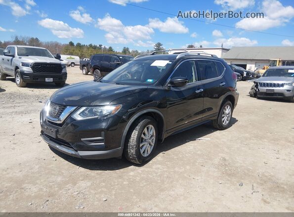 KNMAT2MV6KP537771 2019 NISSAN ROGUE Black წინა მარცხენა ხედი სამი მეოთხედიდან