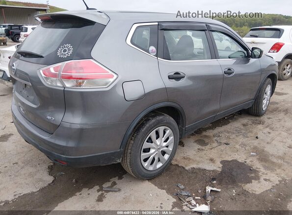 KNMAT2MV7GP617796 2016 NISSAN ROGUE Gray უკანა მარჯვენა