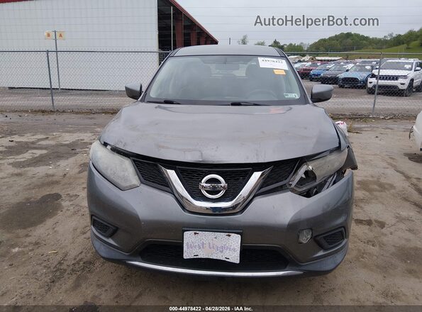 KNMAT2MV7GP617796 2016 NISSAN ROGUE Gray ხელსაწყოთა პანელის ხედი