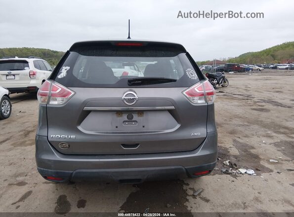 KNMAT2MV7GP617796 2016 NISSAN ROGUE Gray 