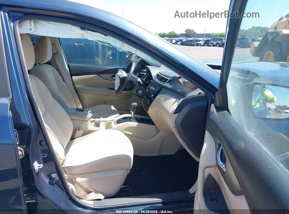 KNMAT2MV7GP648532 2016 NISSAN ROGUE Dark Blue Widok wnętrza z przodu
