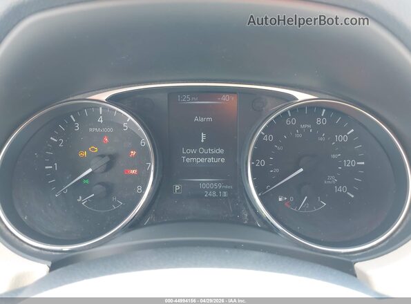 KNMAT2MV7GP648532 2016 NISSAN ROGUE Dark Blue Widok tylnych siedzeń