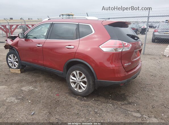 KNMAT2MV7GP663791 2016 NISSAN ROGUE Red Tył lewy