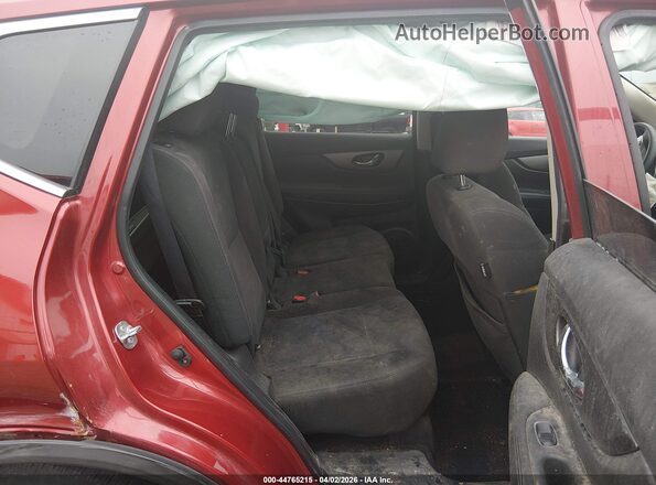 KNMAT2MV7GP663791 2016 NISSAN ROGUE Red Widok naklejki z numerem VIN