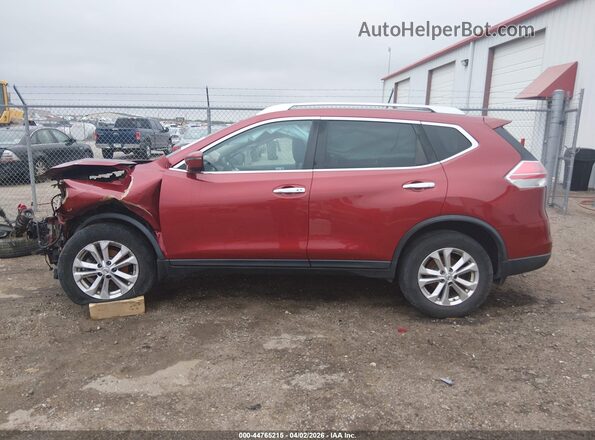 KNMAT2MV7GP663791 2016 NISSAN ROGUE Red Widok wnętrza 360 stopni