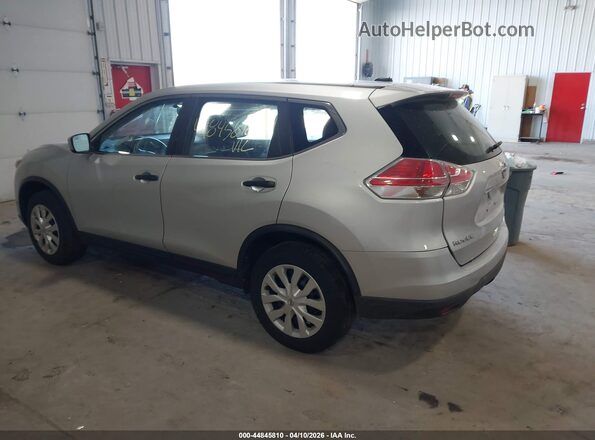 KNMAT2MV7GP685693 2016 NISSAN ROGUE Silver Задня ліва чверть