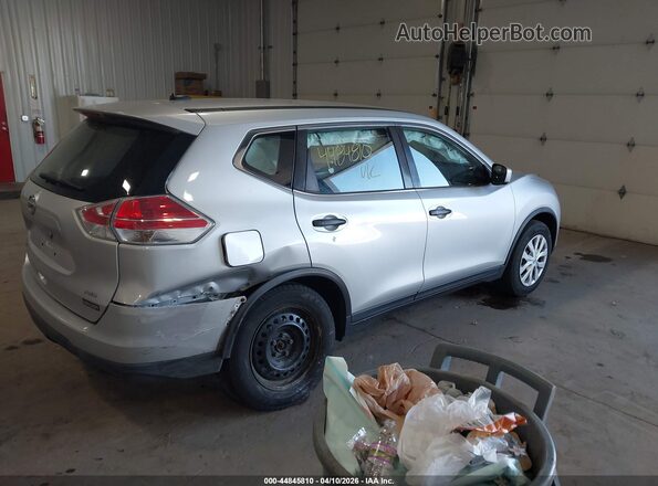 KNMAT2MV7GP685693 2016 NISSAN ROGUE Silver Задня права чверть