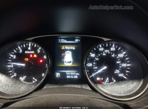 KNMAT2MV7GP685693 2016 NISSAN ROGUE Silver Вид задніх сидінь