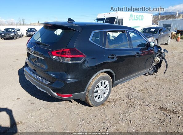 KNMAT2MV7JP514529 2018 NISSAN ROGUE Черный Задняя правая четверть