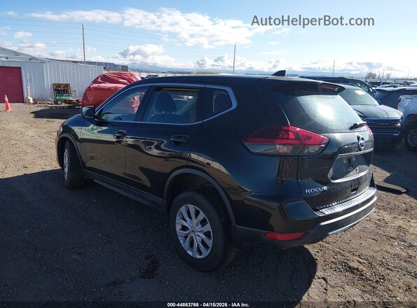KNMAT2MV7JP514529 2018 NISSAN ROGUE Черный Задняя левая четверть