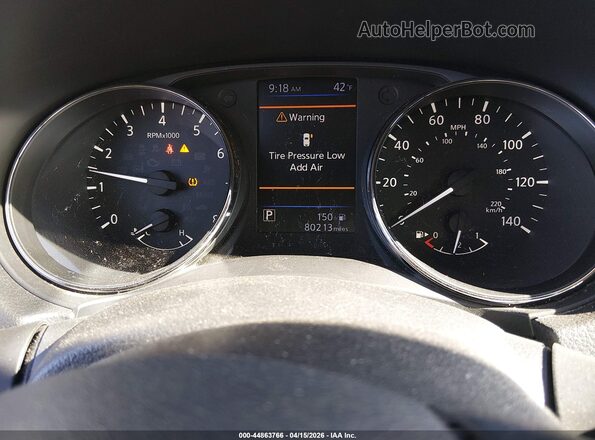 KNMAT2MV7JP514529 2018 NISSAN ROGUE Черный Вид задних сидений