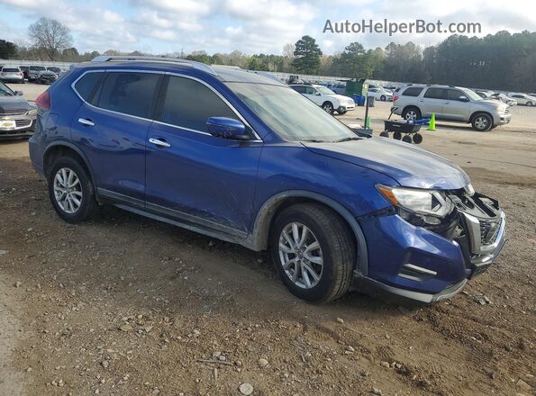 KNMAT2MV7JP559552 2018 NISSAN ROGUE Blue Przód prawy