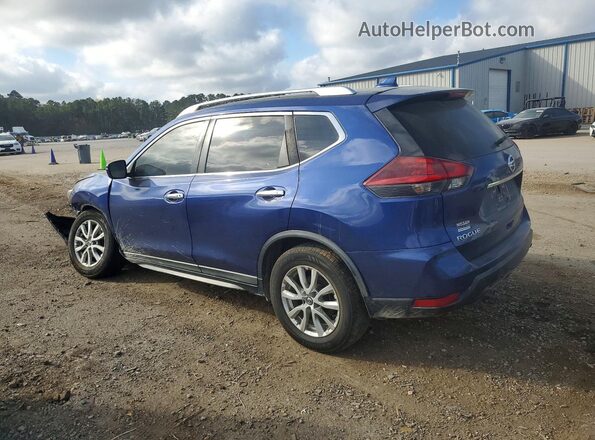 KNMAT2MV7JP559552 2018 NISSAN ROGUE Blue Tył lewy