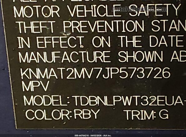KNMAT2MV7JP573726 2018 NISSAN ROGUE Blue 