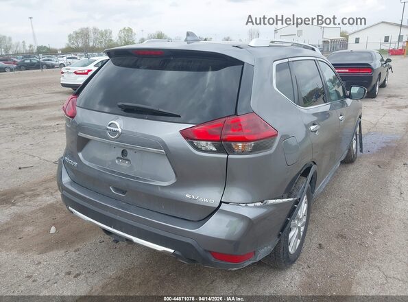 KNMAT2MV7JP588713 2018 NISSAN ROGUE Gray Задня права чверть