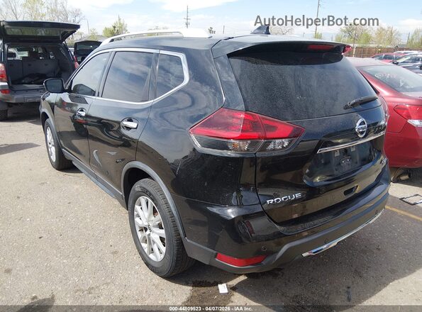 KNMAT2MV8KP555138 2019 NISSAN ROGUE Черный Задняя левая четверть