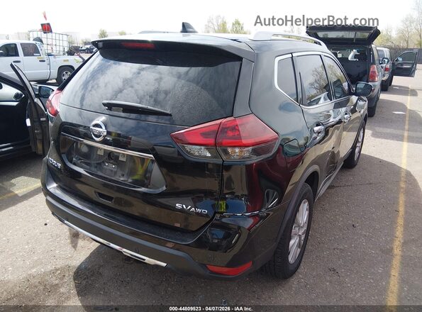 KNMAT2MV8KP555138 2019 NISSAN ROGUE Черный Задняя правая четверть