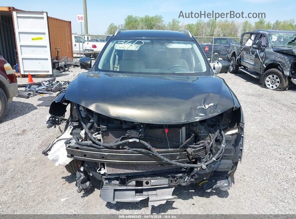 KNMAT2MV9HP601360 2017 NISSAN ROGUE Green უკანა სალონის ხედი