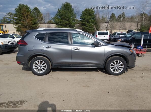 KNMAT2MV9JP547144 2018 NISSAN ROGUE Gray უკანა სალონის ხედი