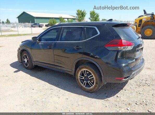 KNMAT2MV9JP573940 2018 NISSAN ROGUE Black უკანა მარცხენა