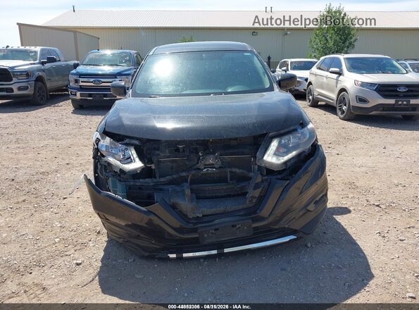 KNMAT2MV9JP573940 2018 NISSAN ROGUE Black ხელსაწყოთა პანელის ხედი