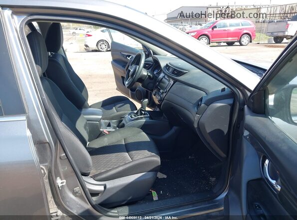 KNMAT2MV9KP548585 2019 NISSAN ROGUE Gray Widok wnętrza z przodu