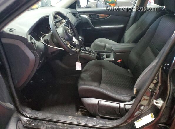KNMAT2MVXLP533725 2020 NISSAN ROGUE Черный Вид салона спереди
