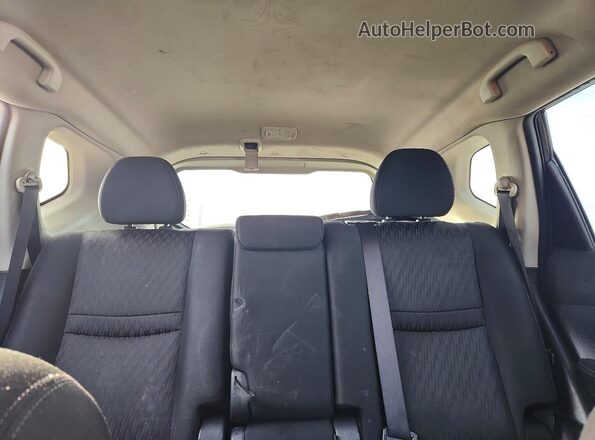 KNMAT2MVXLP534986 2020 NISSAN ROGUE Black Հետևի նստատեղերի տեսք