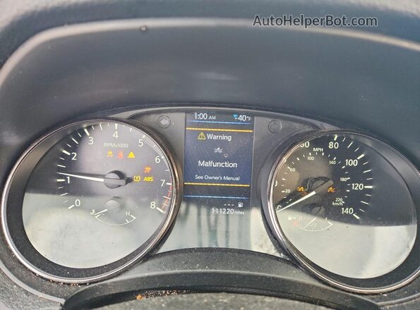 KNMAT2MVXLP534986 2020 NISSAN ROGUE Black Սարքավորումների վահանակի տեսք