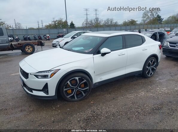 LPSED3KAXNL076664 2022 POLESTAR 2 White წინა მარცხენა ხედი სამი მეოთხედიდან