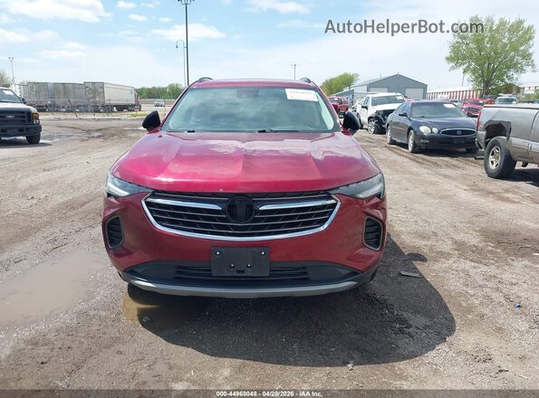 LRBAZLR41MD076325 2021 BUICK ENVISION Red ხელსაწყოთა პანელის ხედი