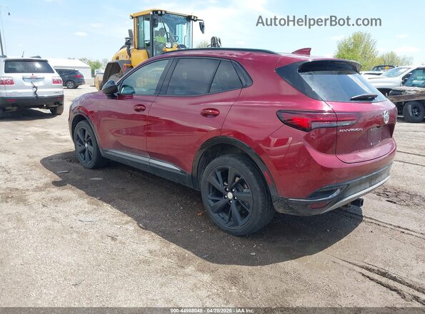 LRBAZLR41MD076325 2021 BUICK ENVISION Red უკანა მარცხენა