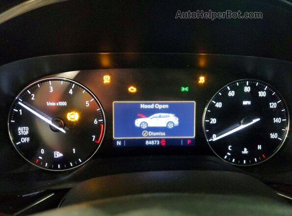 LRBAZLR48MD112334 2021 BUICK ENVISION White Instrument cluster view