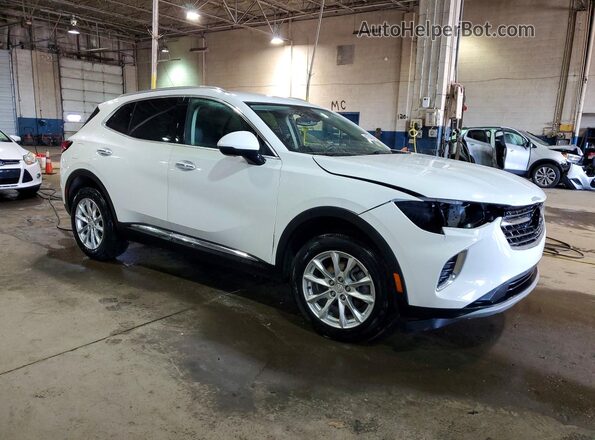 LRBAZLR48MD112334 2021 BUICK ENVISION White Front right
